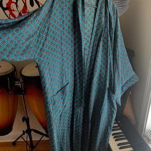 Vintage Dior 100% Silk Robe